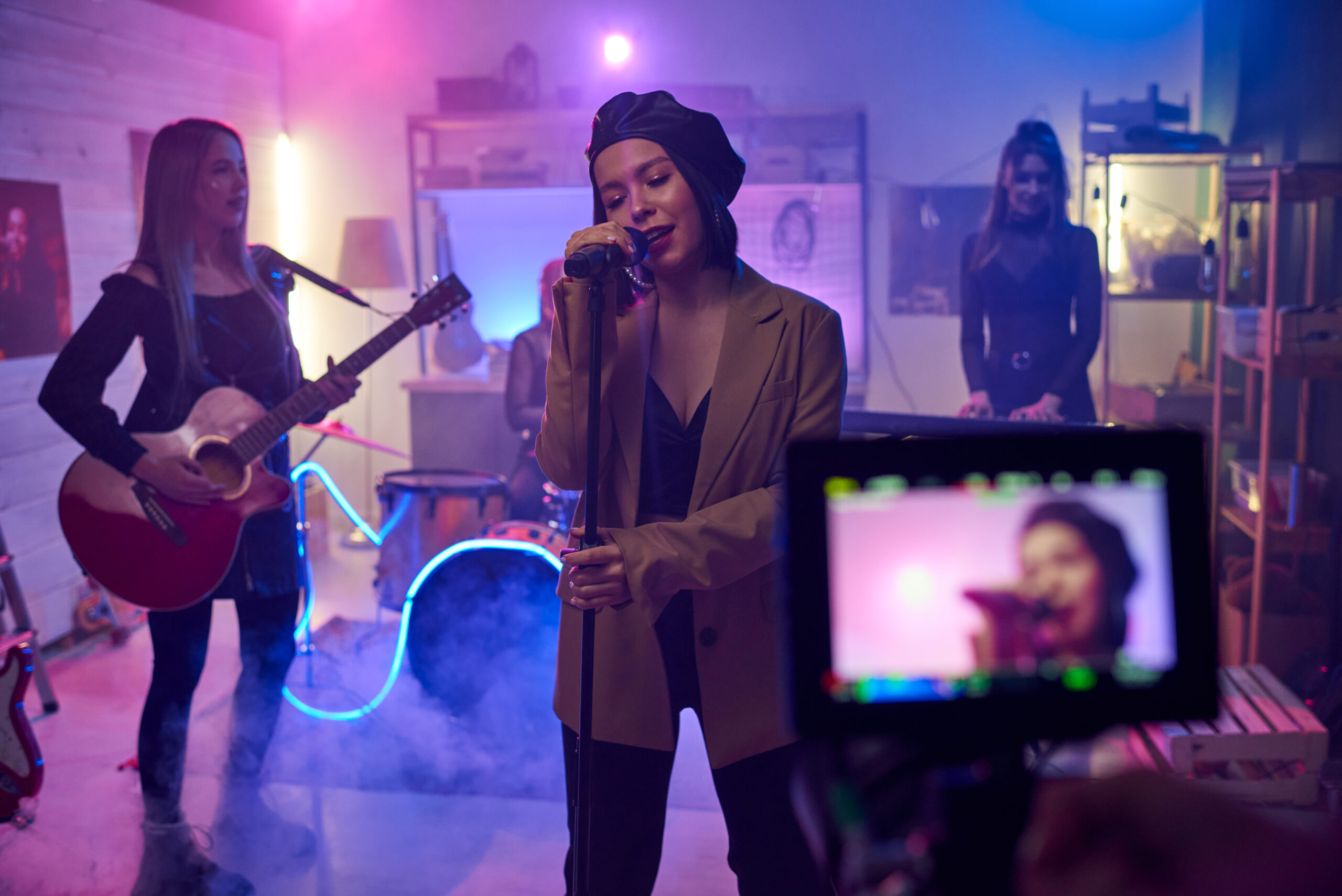Image groupe répétion D&DRones - Tournage clip vidéo